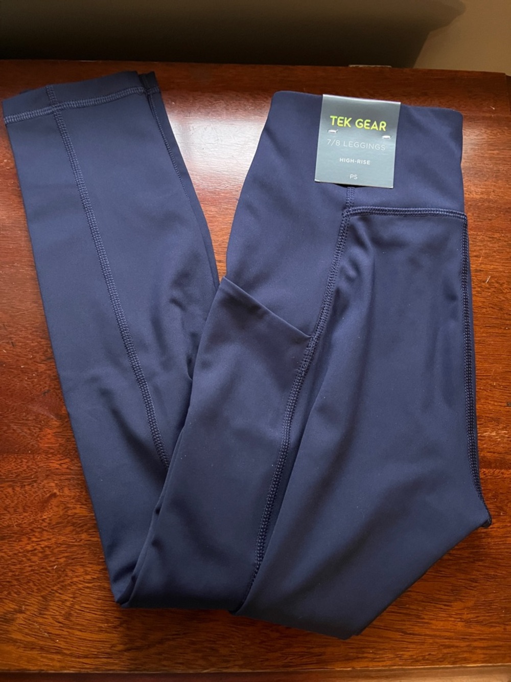 tek gear Navy High-Rise 7/8 Leggings
